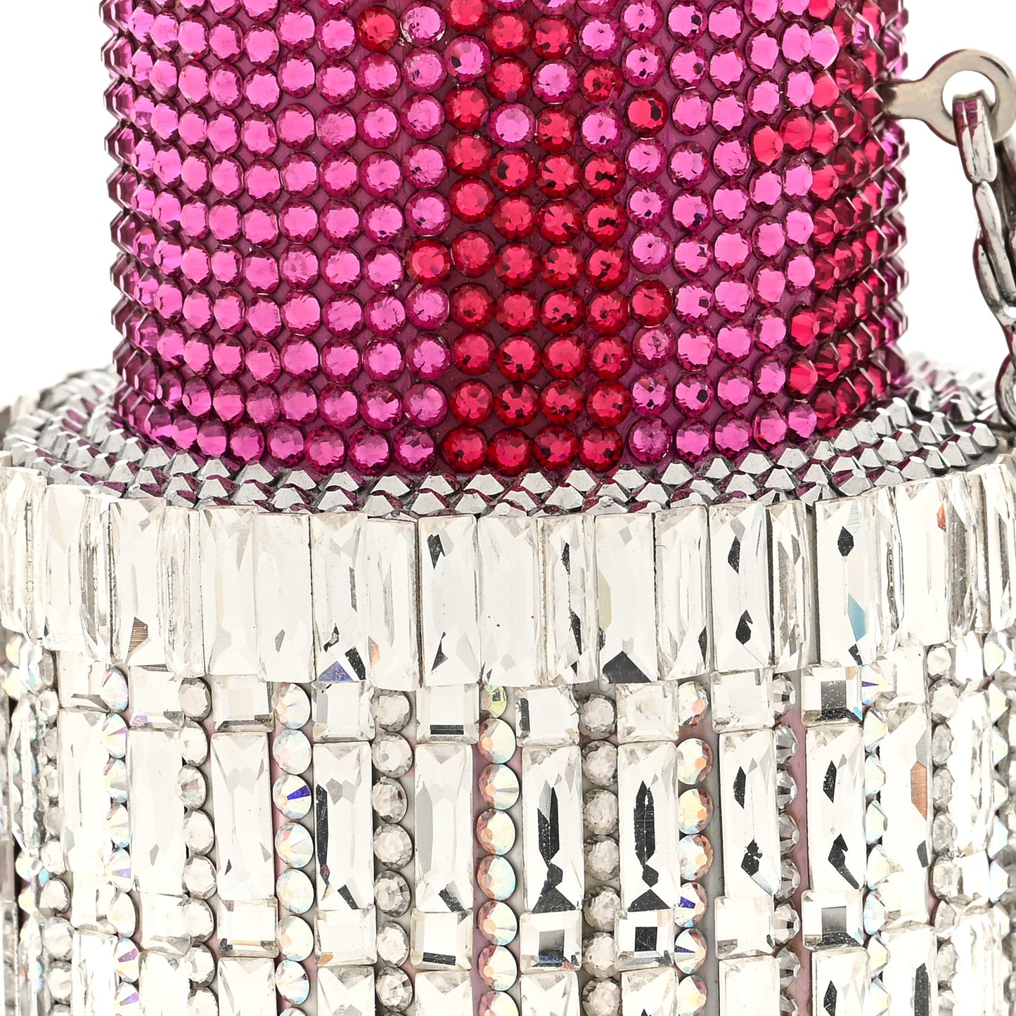 Crystal Lipstick Pinkie Clutch