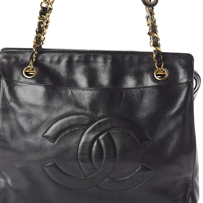 Chanel Lambskin CC Shoulder Bag Black 8 of 12