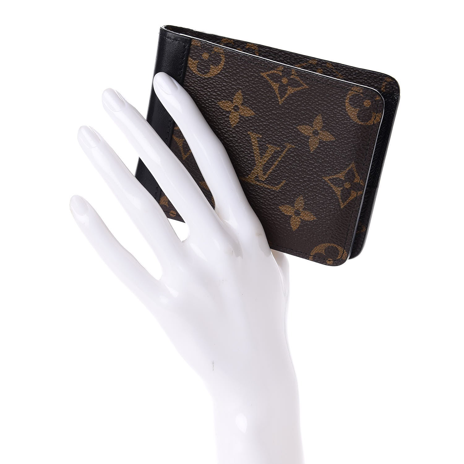 Louis Vuitton Monogram Macassar Gaspar Wallet 2 of 10
