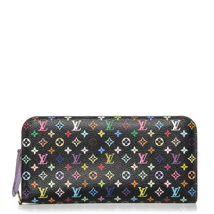 Louis Vuitton Monogram Multicolor Insolite Wallet Black Violet 1 of 6