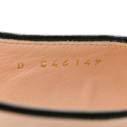 Chanel Lambskin Bow Mary Jane Flats 37 Beige Black 9 of 10