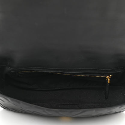 Fendi Nappa FF 1974 Embossed Baguette Black 4 of 10