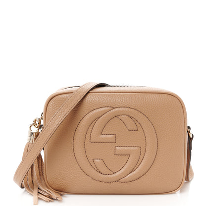 Gucci Pebbled Calfskin Small Soho Disco Bag Camelia 1 of 11