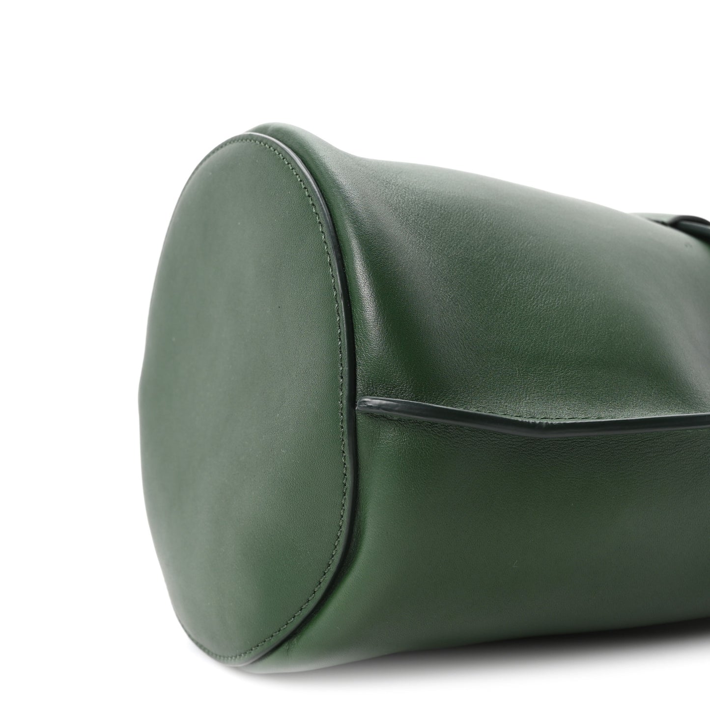 Smooth Calfskin Nano Big Bag Bucket  Forest