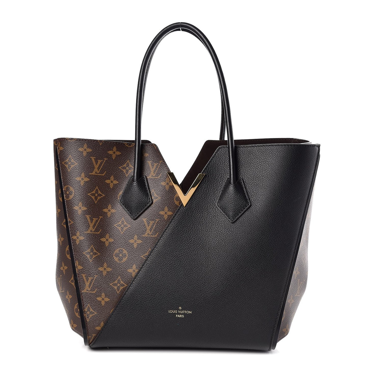 Calfskin Monogram Kimono Tote Black