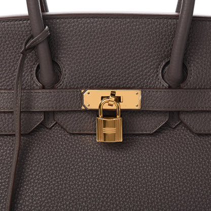 Hermes Togo Birkin 35 Etain 32 of 32