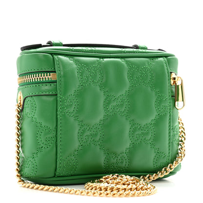 Gucci Calfskin GG Matelasse Mini Top Handle Bag Spring Green 2 of 10