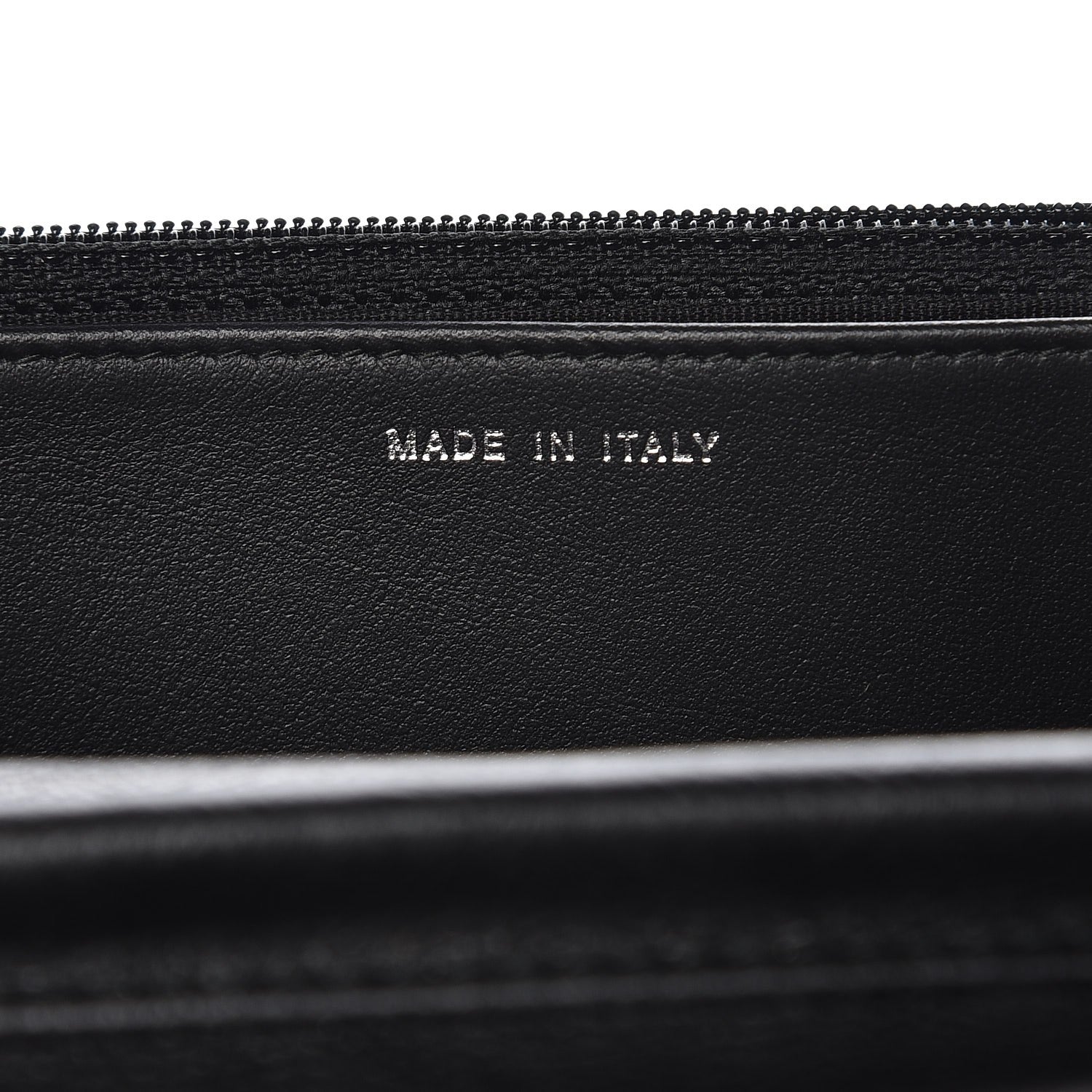 Chanel Crumpled Calfskin Quilted Wallet On Chain WOC So Black 7 of 9