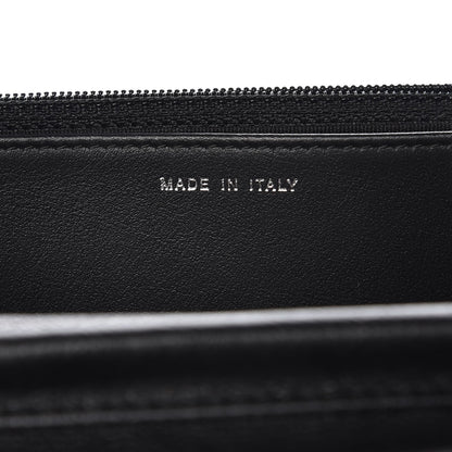 Chanel Crumpled Calfskin Quilted Wallet On Chain WOC So Black 7 of 9