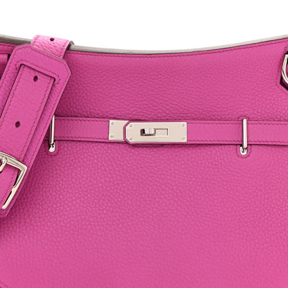 Hermes Taurillon Clemence Jypsiere 28 Magnolia 8 of 10