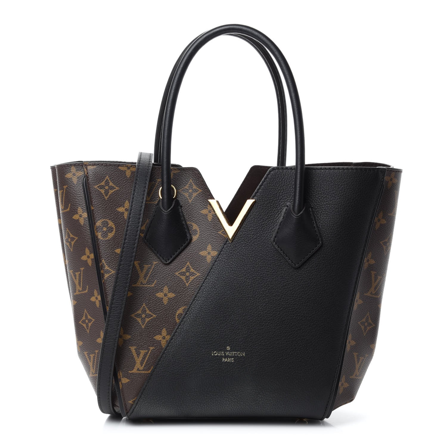 Louis Vuitton Calfskin Monogram Kimono Tote PM Black 1 of 9