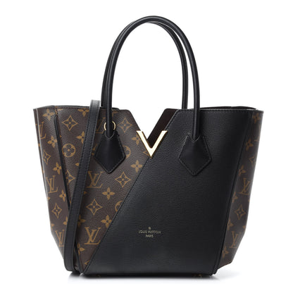 Louis Vuitton Calfskin Monogram Kimono Tote PM Black 1 of 9