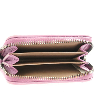 Bottega Veneta Nappa Intrecciato Zip Around Coin Purse Peony 5 of 8