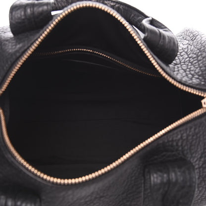 Alexander Wang Pebbled Lambskin Rocco Black Rose Gold Hardware 4 of 9