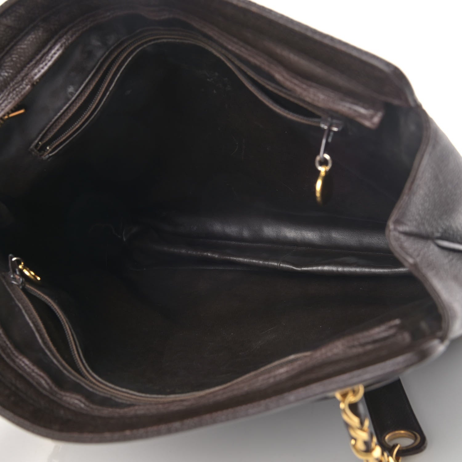 Chanel Caviar CC Shoulder Bag Dark Brown 4 of 11