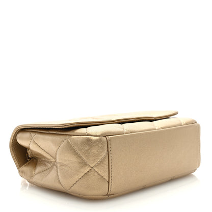 Chanel Metallic Lambskin Quilted Timeless CC Flap Gold 4 of 9