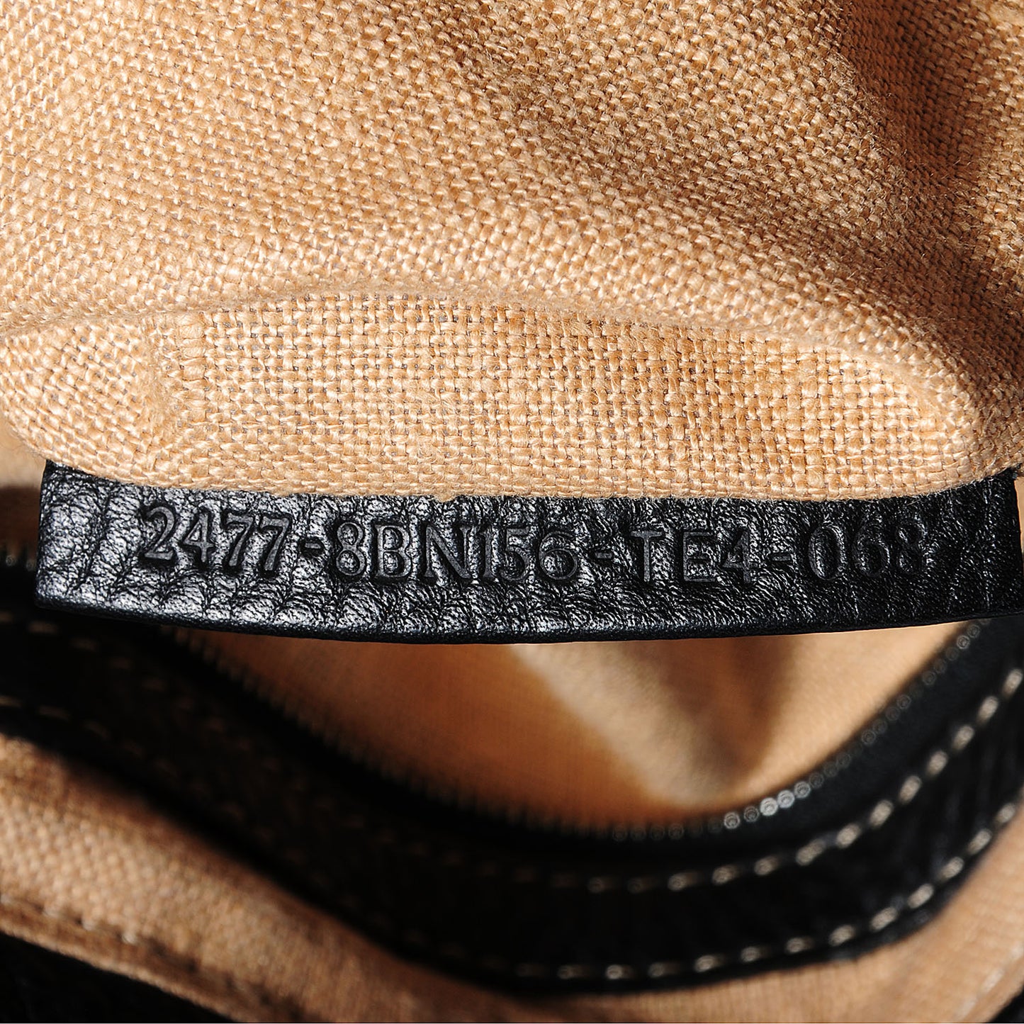 Calfskin Romano Selleria Villa Borghese Tote Black