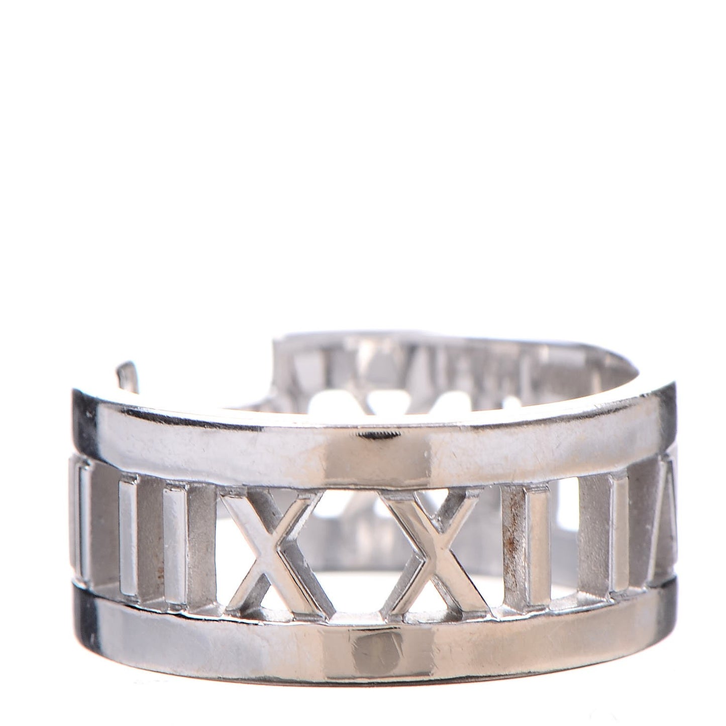 18K White Gold Diamond Open Atlas Ring 52 6