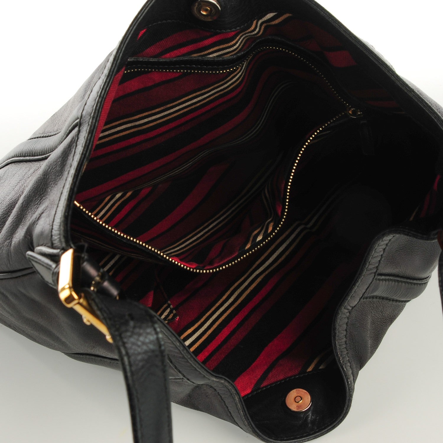 Gucci Calfskin Medium Britt Hobo Black 5 of 7