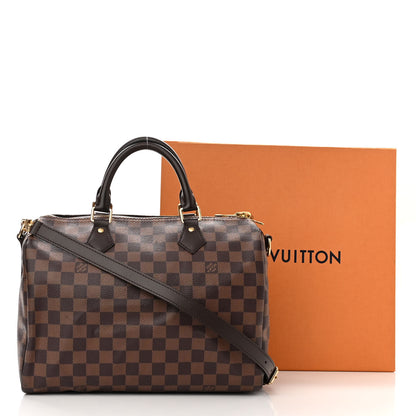 Louis Vuitton Damier Ebene Speedy Bandouliere 30 10 of 10