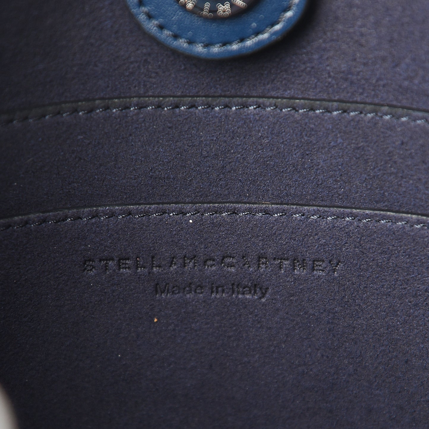 Eco Alter Nappa Perforated Logo Crossbody Navy