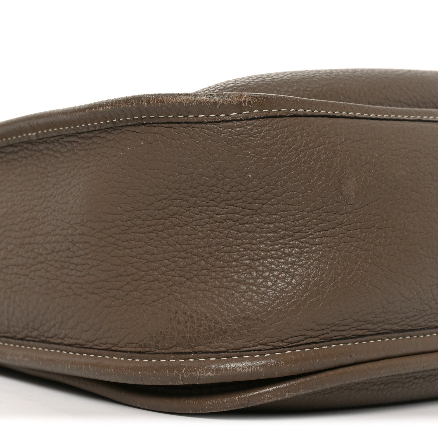 Hermes Taurillon Clemence Evelyne II GM Etoupe 9 of 10