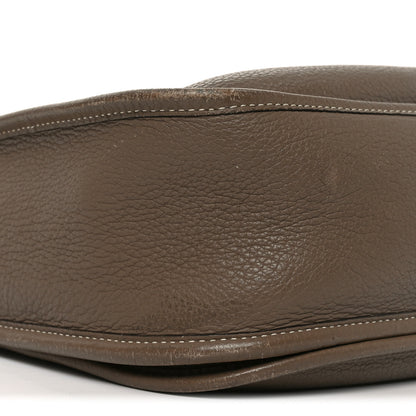 Hermes Taurillon Clemence Evelyne II GM Etoupe 9 of 10