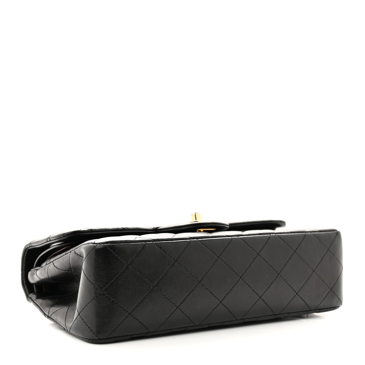 Chanel Lambskin Quilted Small Double Flap Black 4 of 12