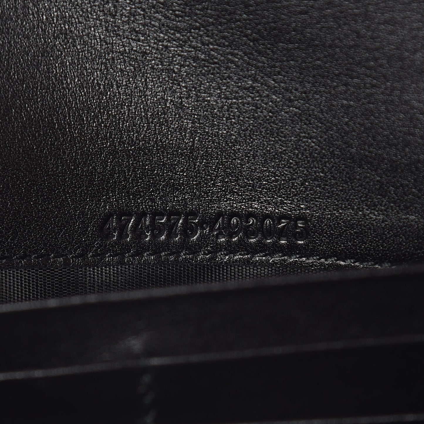 Calfskin Matelasse GG Marmont Chain Wallet Black