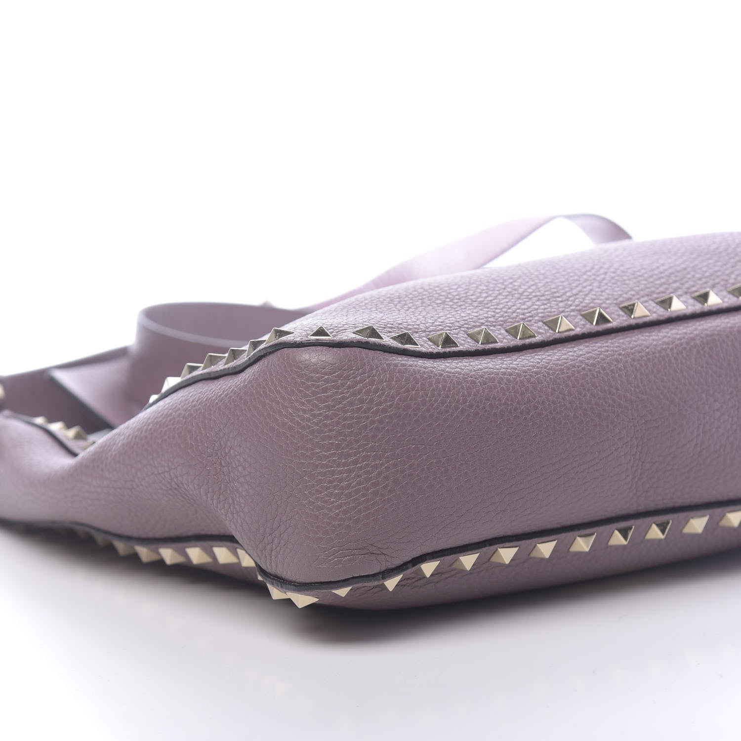 Valentino Garavani Pebbled Calfskin Small Rockstud Flip-Lock Messenger Bag Dark Mauve 6 of 9