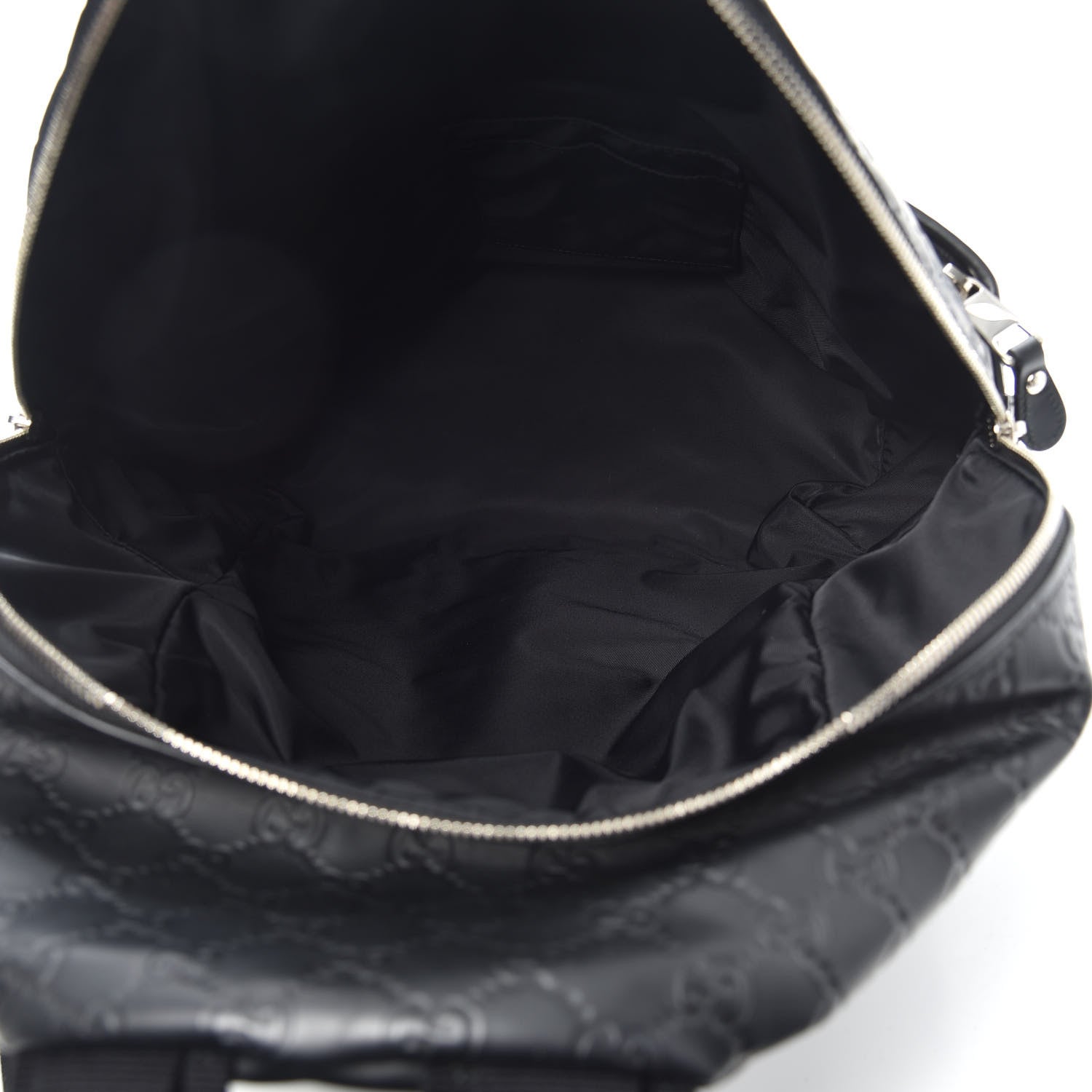 Gucci Guccissima Classic Backpack Black 5 of 9