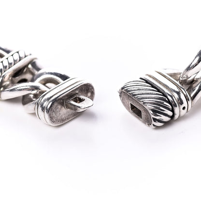 David Yurman Sterling Silver Madison Link Chain Necklace 4 of 5