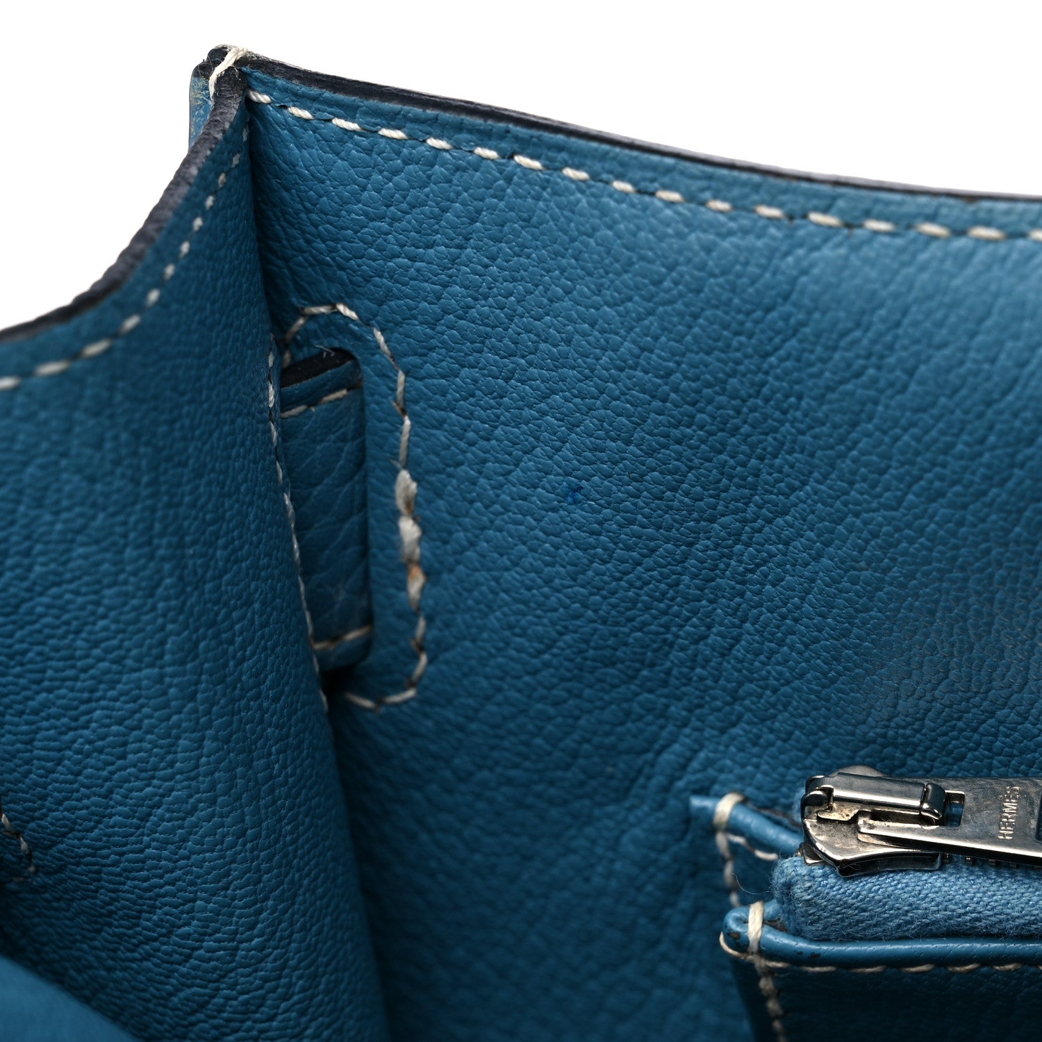 Hermes Taurillon Clemence Jypsiere 31 Blue Jean 12 of 17