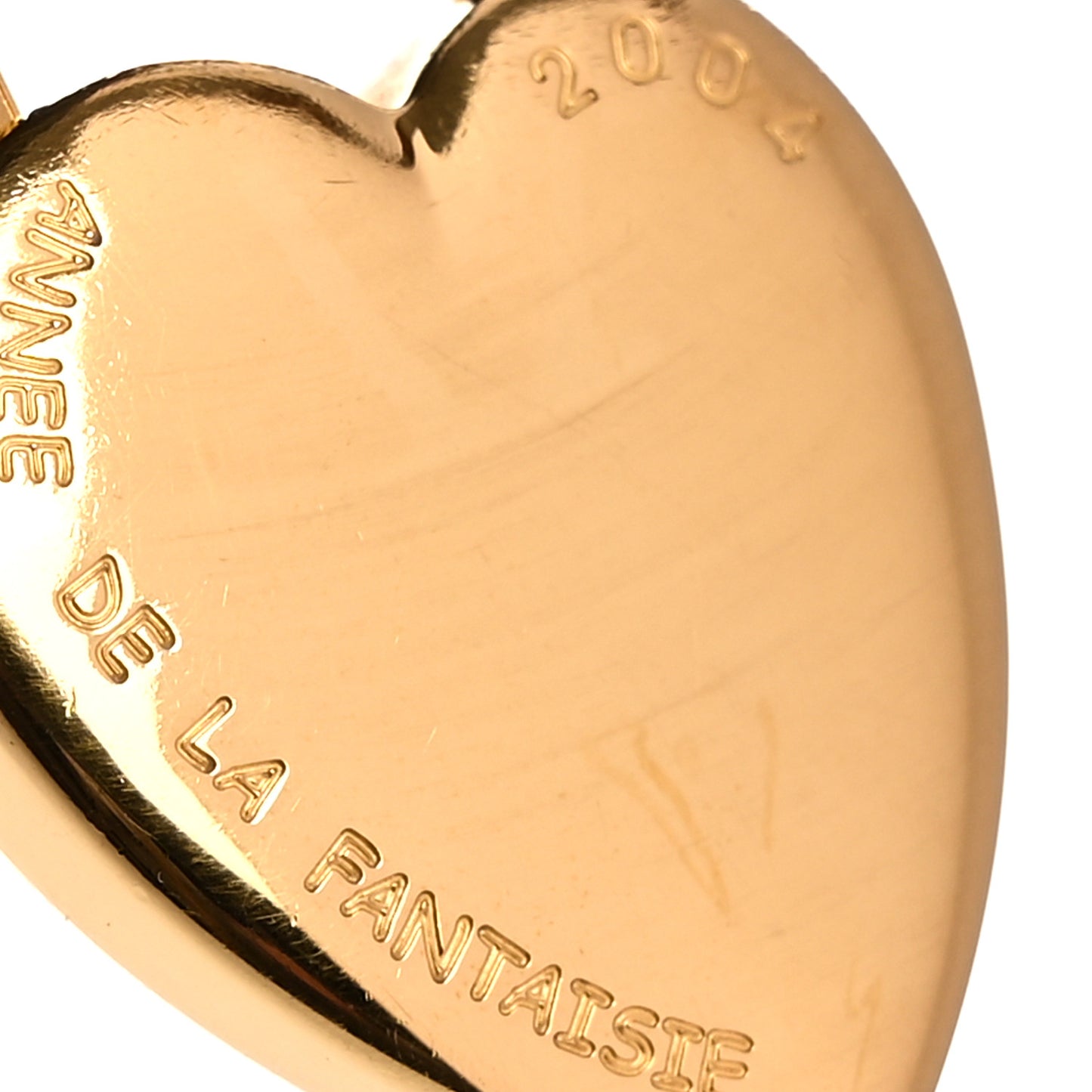 Annee De La Fantaisie Heart Cadena Lock Gold