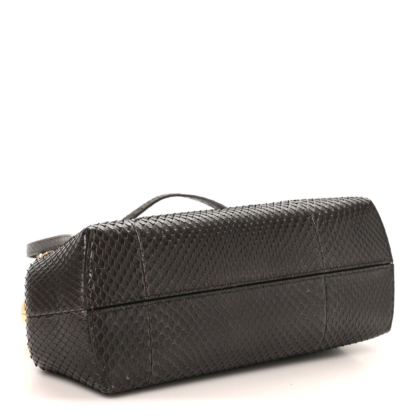 Snakeskin Small Fendi First Brown