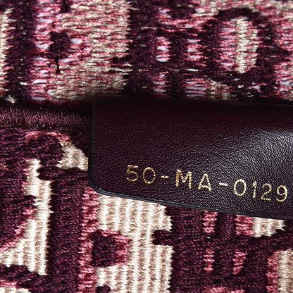 Christian Dior Oblique Large Book Tote Burgundy Multicolor 7 of 11
