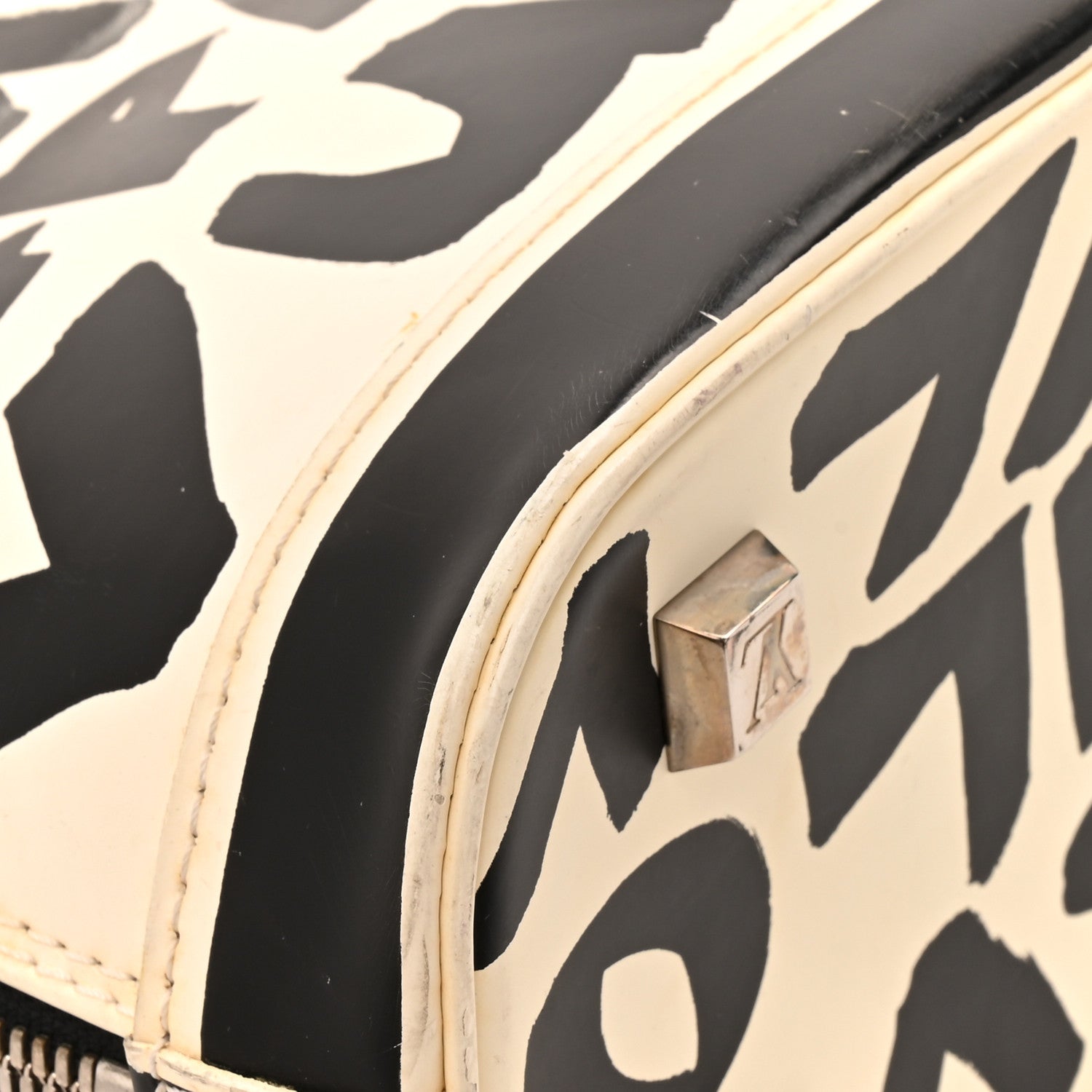 Louis Vuitton Graffiti Alma MM Black 14 of 14