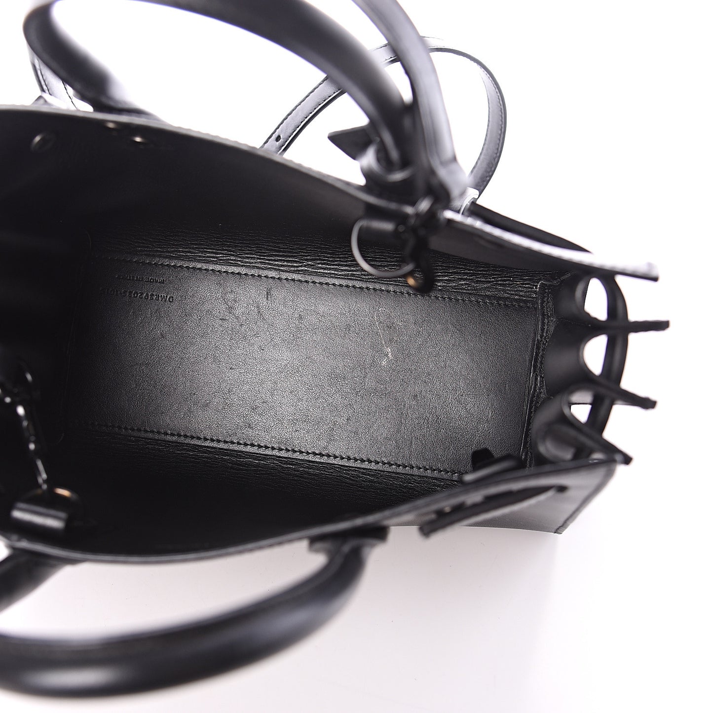 Calfskin Nano Sac De Jour Black