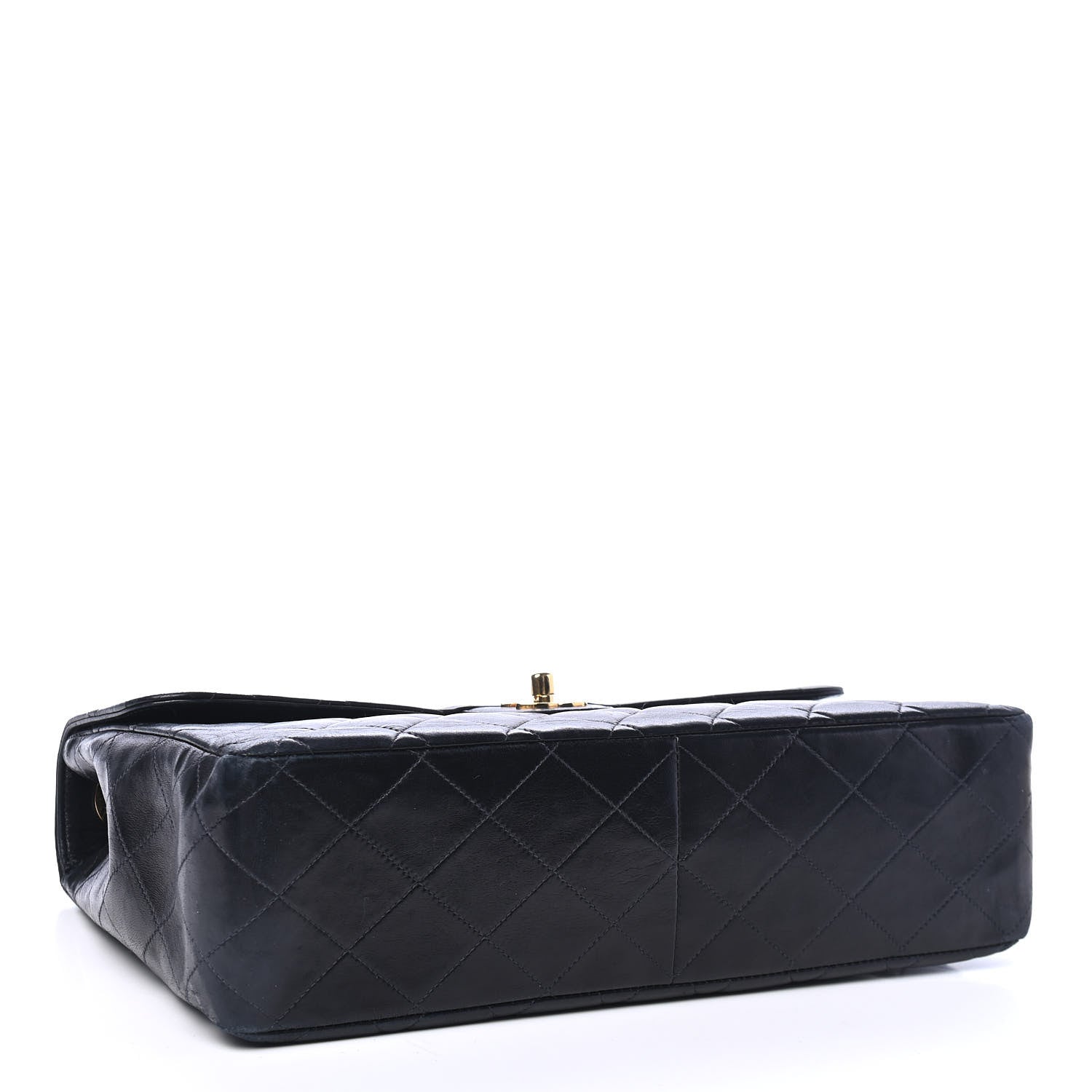 Chanel Lambskin Quilted Jumbo Single Flap Black 3 of 4