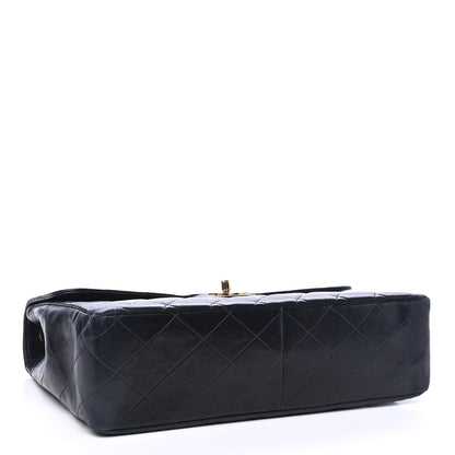Chanel Lambskin Quilted Jumbo Single Flap Black 3 of 4