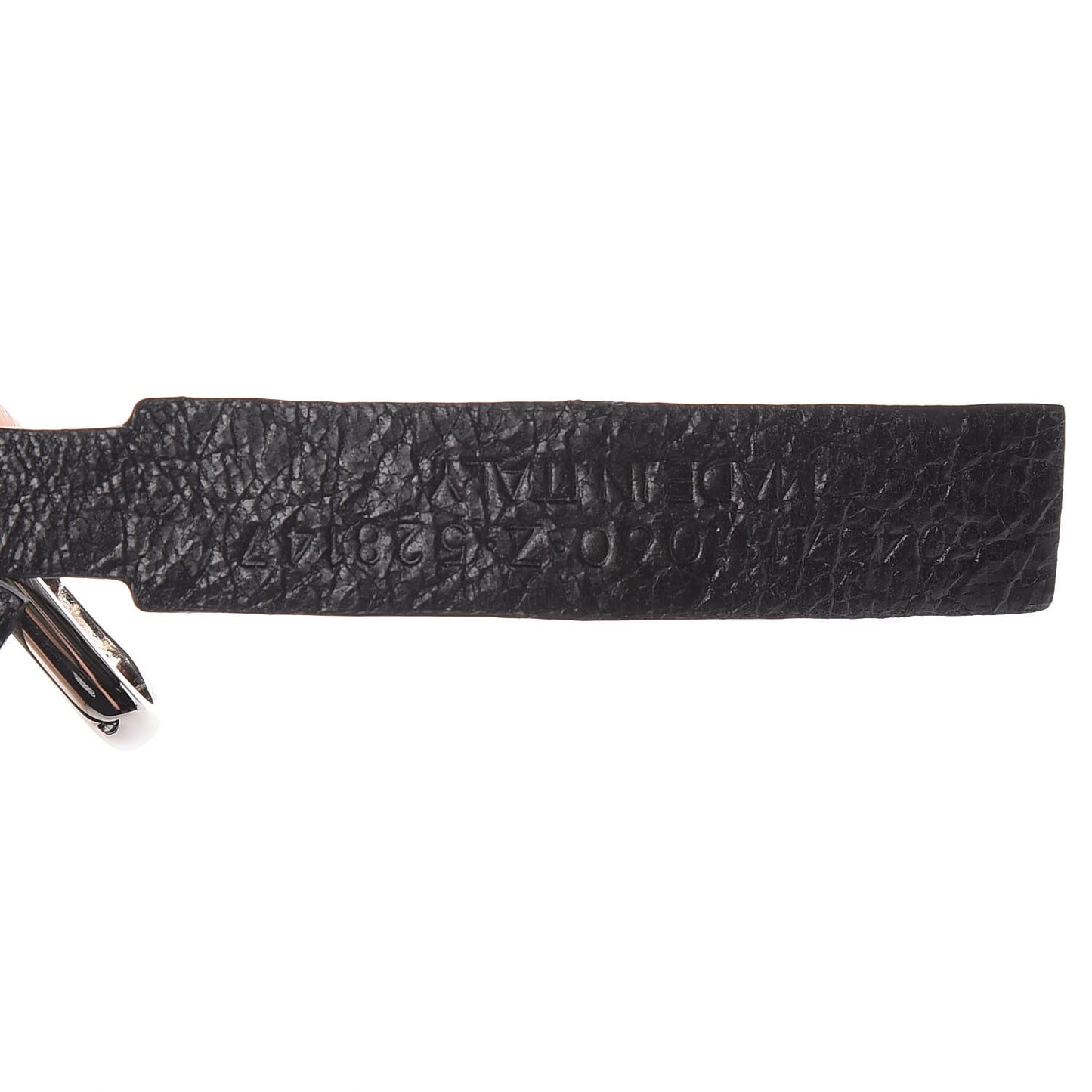 Agneau Classic Hardware Logo Shoulder Strap Black