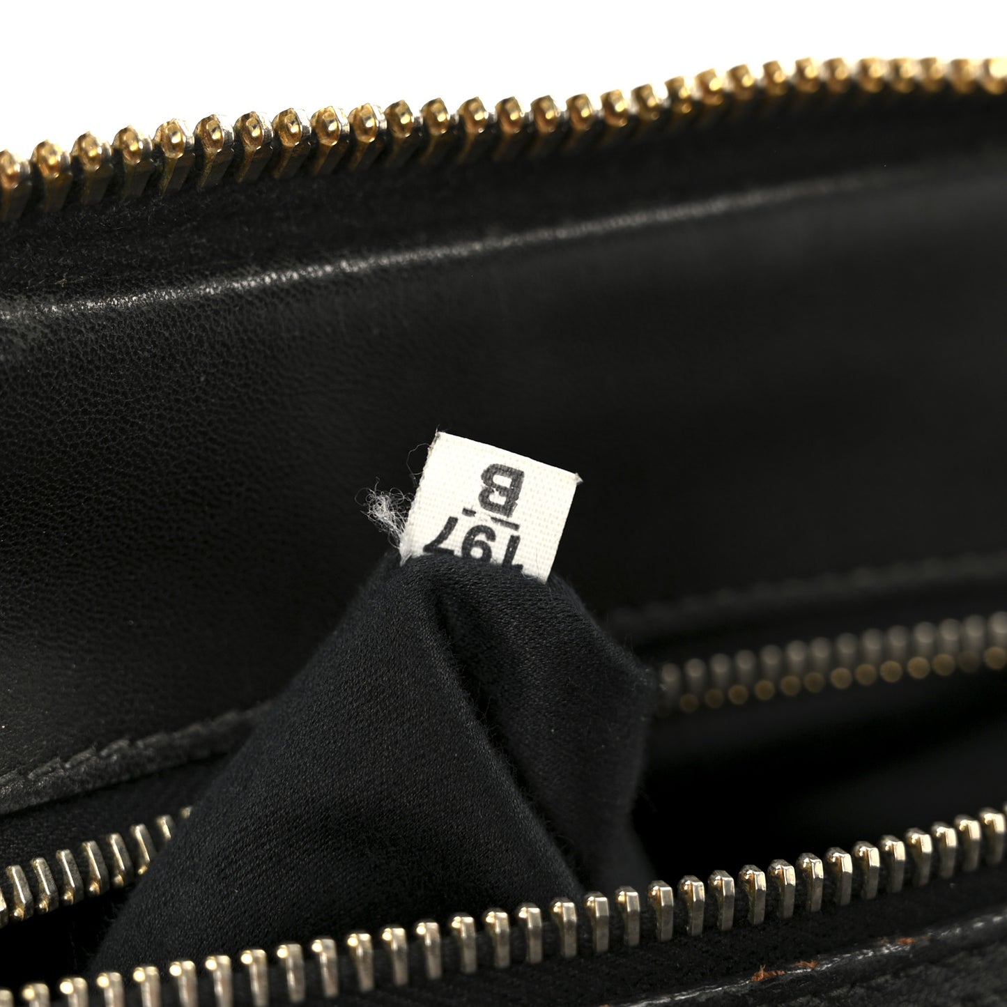 Nappa Matelasse Top Handle Black