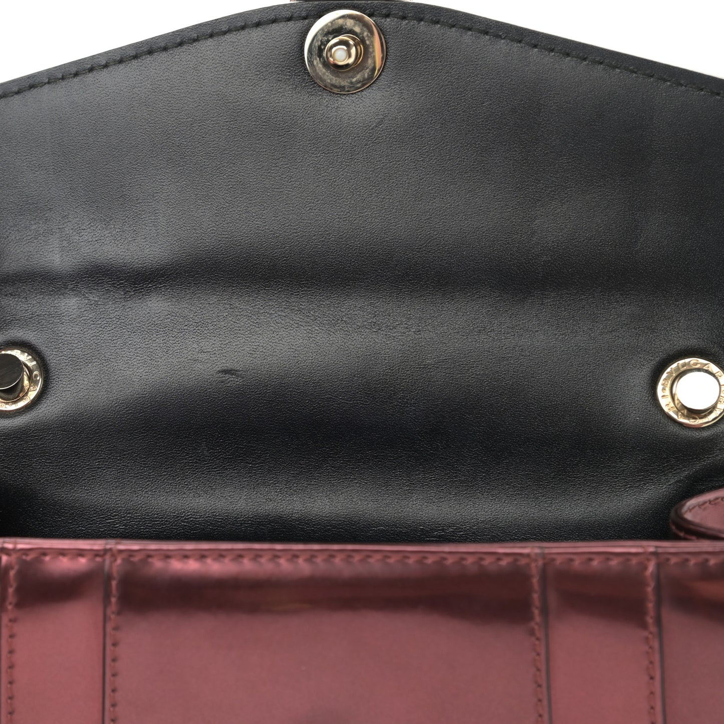 Metallic Calfskin Small Serpenti Forever Snake Strap Crossbody Bag Dark Red