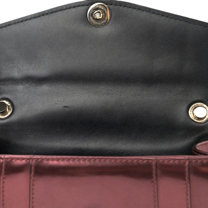 Bulgari Metallic Calfskin Small Serpenti Forever Snake Strap Crossbody Bag Dark Red 7 of 12