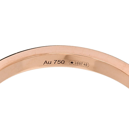 Gucci 18K Rose Gold Diamond GG Running Ring 55 7.25 5 of 6
