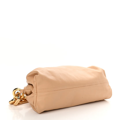 Bottega Veneta Calfskin The Pouch Chain Almond 4 of 12