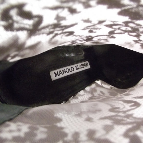 MANOLOBLAHNIKLaceBootsBlack39.5