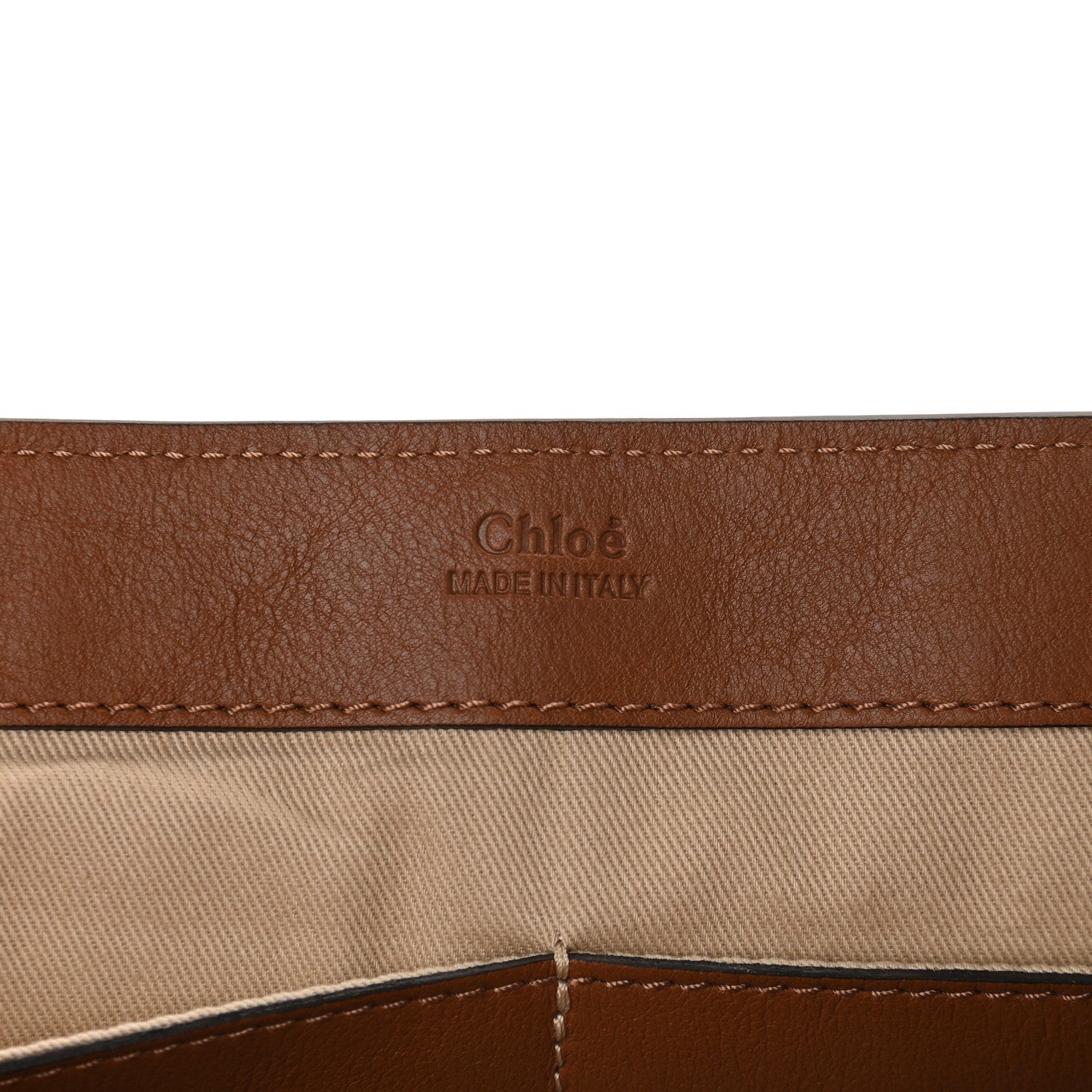 Chloe Calfskin Medium Faye Day Shoulder Bag Tan 6 of 9