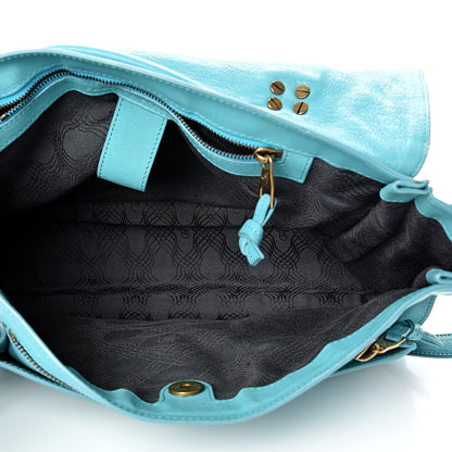 Proenza Schouler Lambskin Medium PS1 Satchel Lagoon 4 of 19