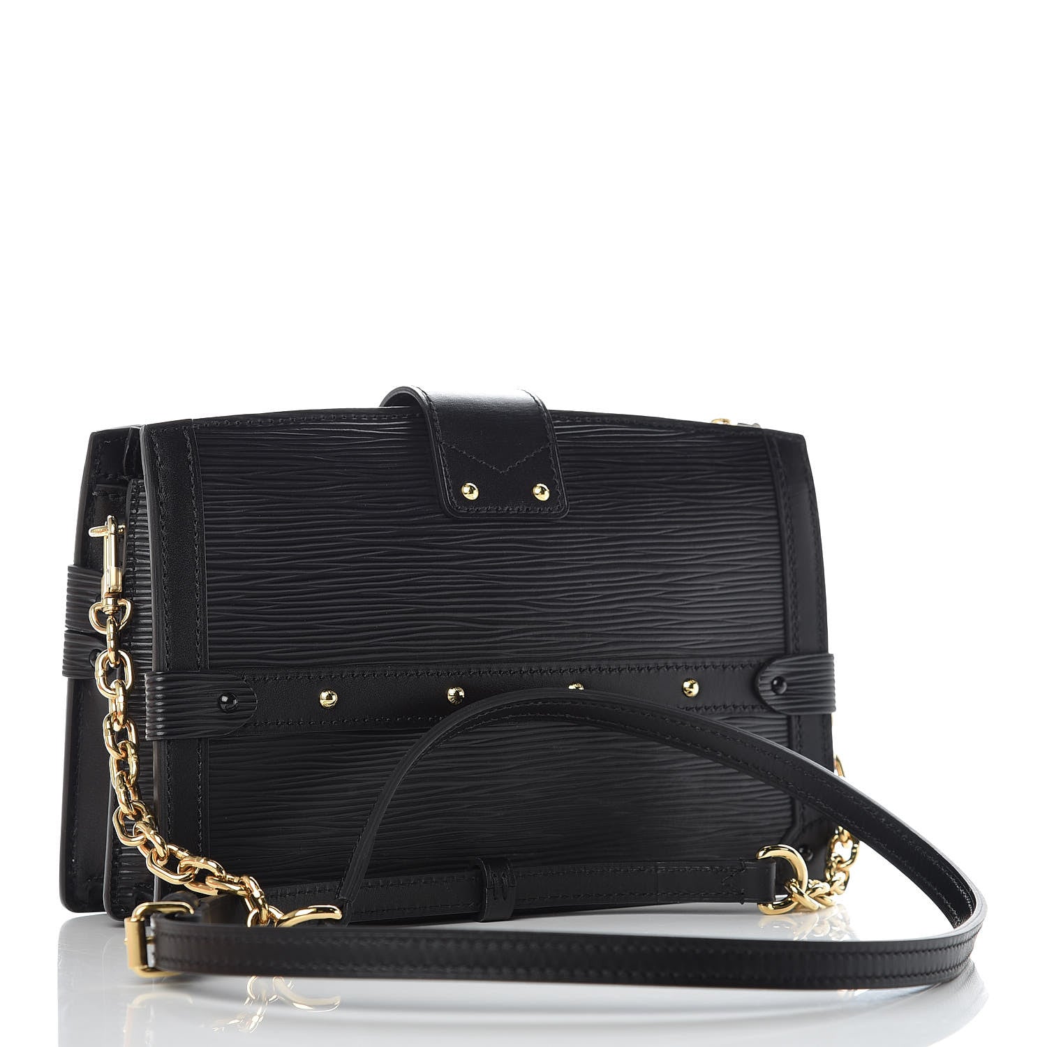 Louis Vuitton Epi Trunk Clutch Black 3 of 10